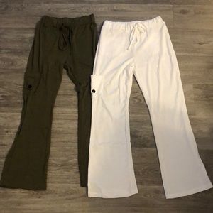 White And Green Lounge Pants